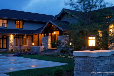 View of entry way from the drive way